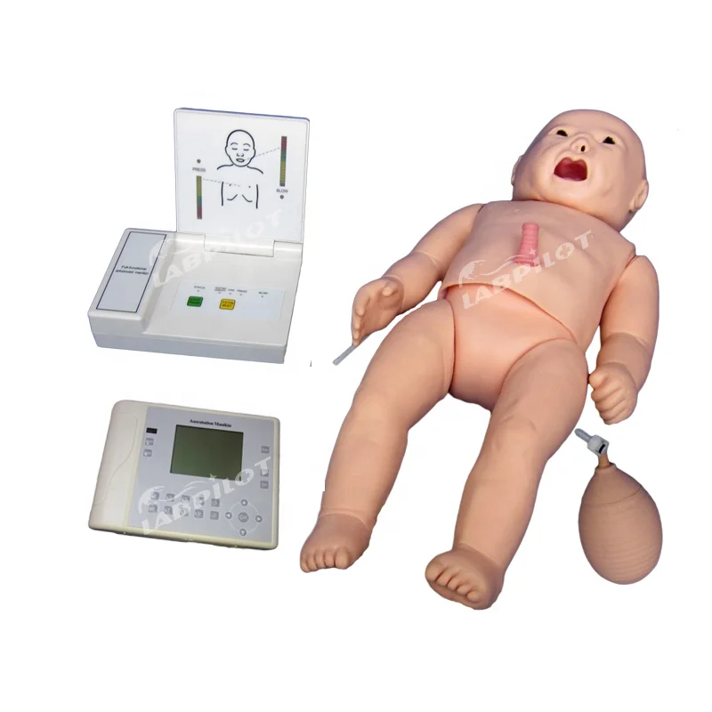 Multi-functional Training Newborn Baby Manikin Nursing CPR Auscultation Function