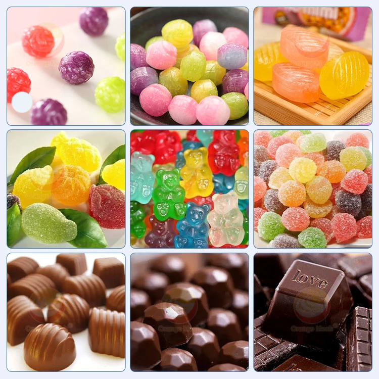 A De Fabrication Flat Fruit Milk Lollipop Bonbon Jelly Ball Gummy Eyeball Chocolate Desktop Machine