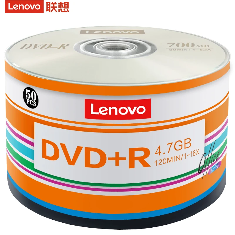 Lenovo оригинальный пустой dvdr однослойный чистый 4,7 ГБ 16X аудио dvdr пустой видео dvd оптом