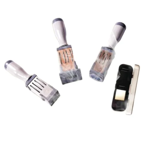 Assorted Printing Headed Date Chapter Stamps Stainless and Rubber Date Chapter Stamps 16 * 16mm Square Date Stamp Making Machine