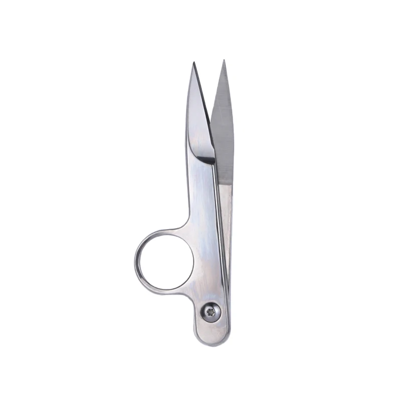 new Wholesale yarn scissors cross stitch hand scissors with single side holder thread clipper