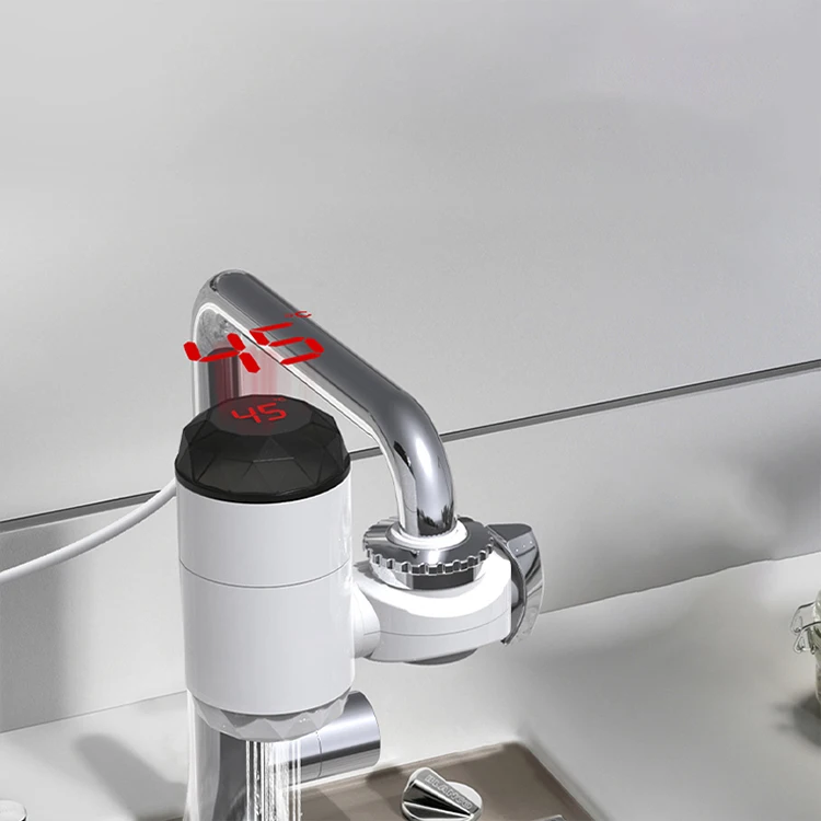 Kitchen Thermostatic Heater Tap Tankless Mini Portable Instant Electric Water Heaters for Shower