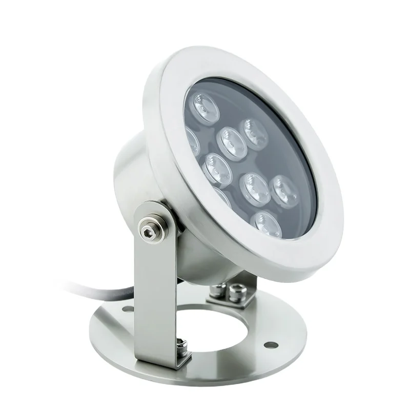  OEM 18W LED Swimming Pool Lights AC DC 12V IP68 Waterproof Underground Lamps Outdoor