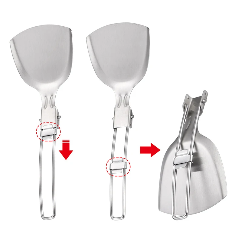 Camping Accessory Stainless Steel Folding Colander Foldable Mini Portable Cooking Kitchenware