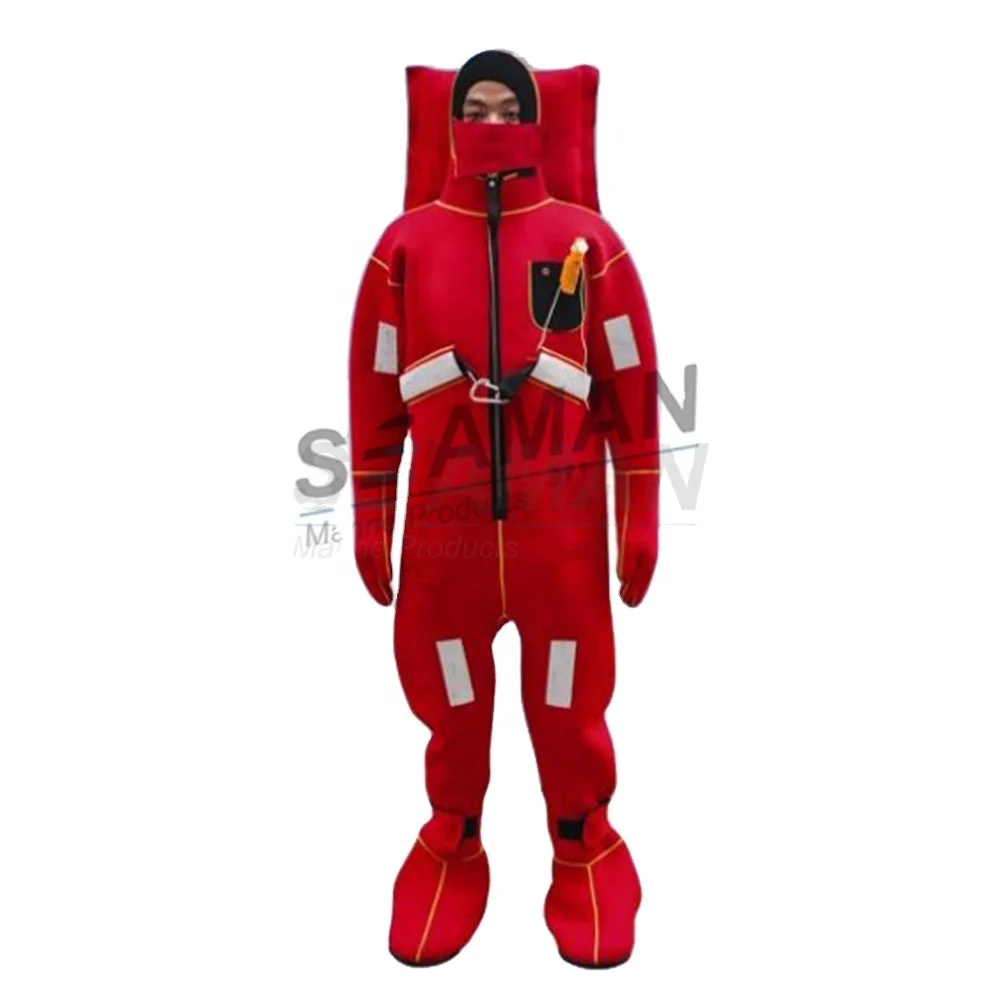 Marine Survival Suit Neoprene Insulated Immersion Suit Waterproof  Dry Suit for Marine Lifesaving