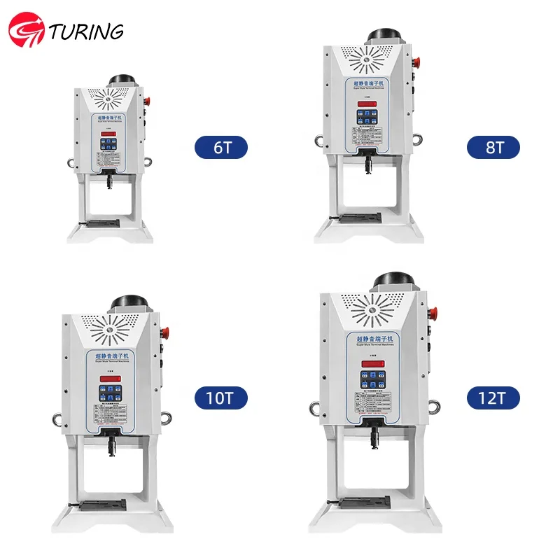 Quiet 6T 8T 10T 20T 30T 40T 50T Automatic Terminal Crimping Machines Crimping Tool Extruding Cable Manufacturing Equipment