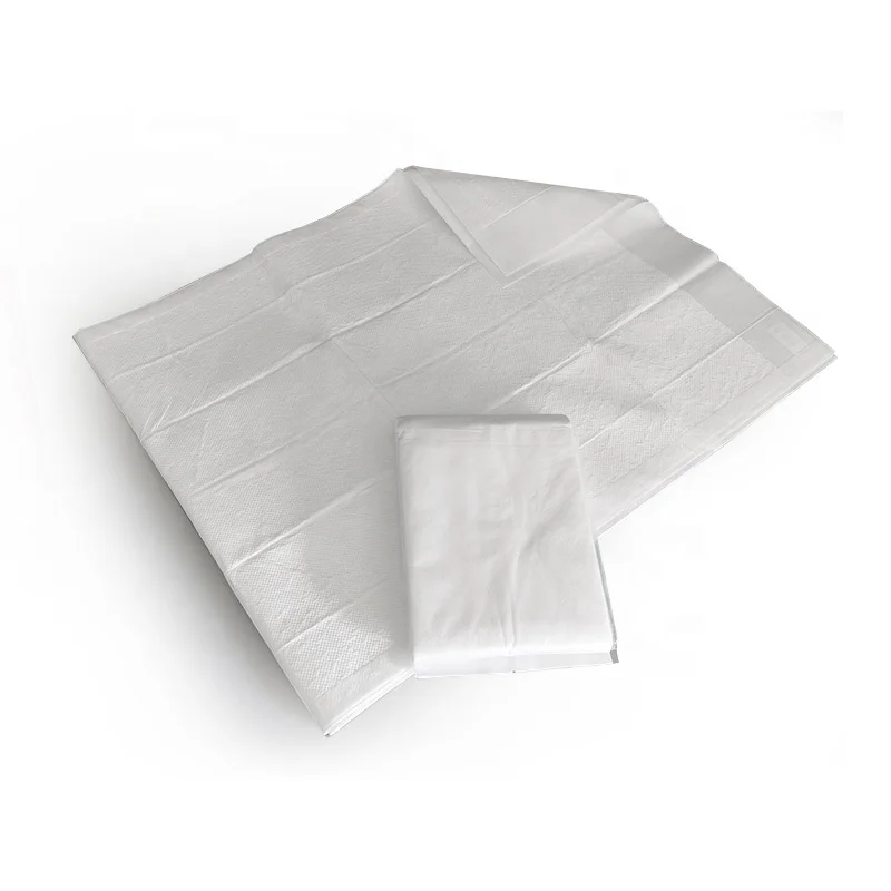 Bulk Price Qualified Disposable Whit&Blue Adult Absorbent Underpad Sheets For Dead Bodies