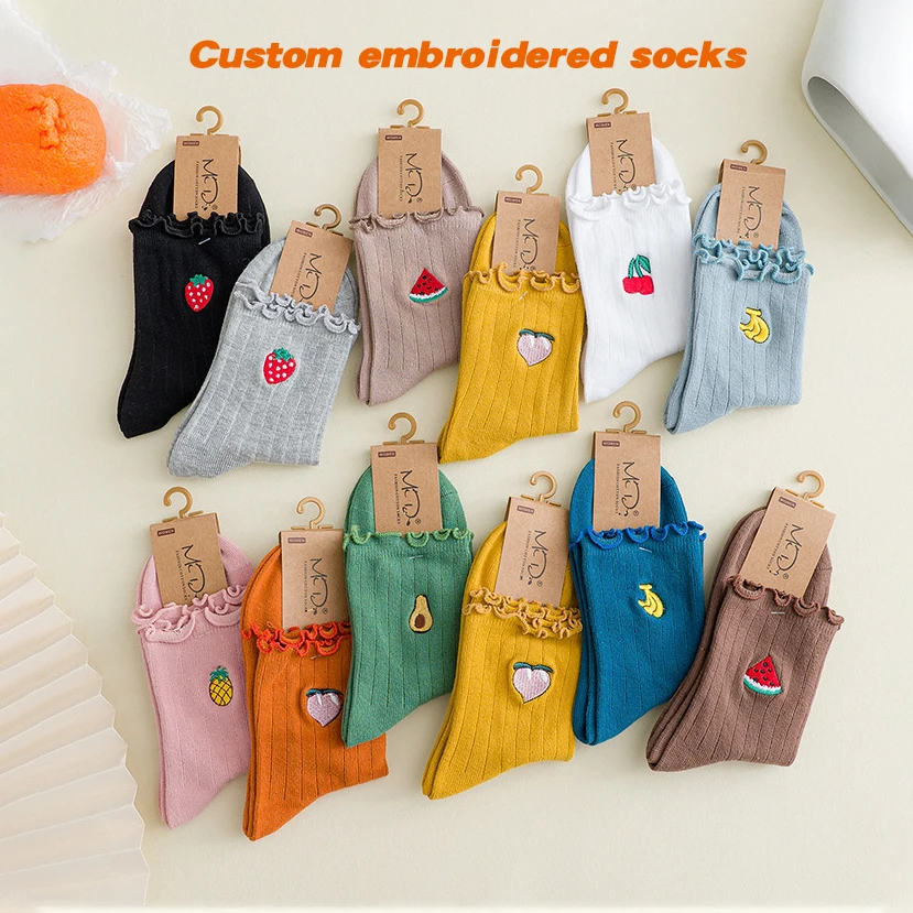 Wholesale custom business men horizontal striped mid-high tube socks adult daily all-match custom knee-length sock