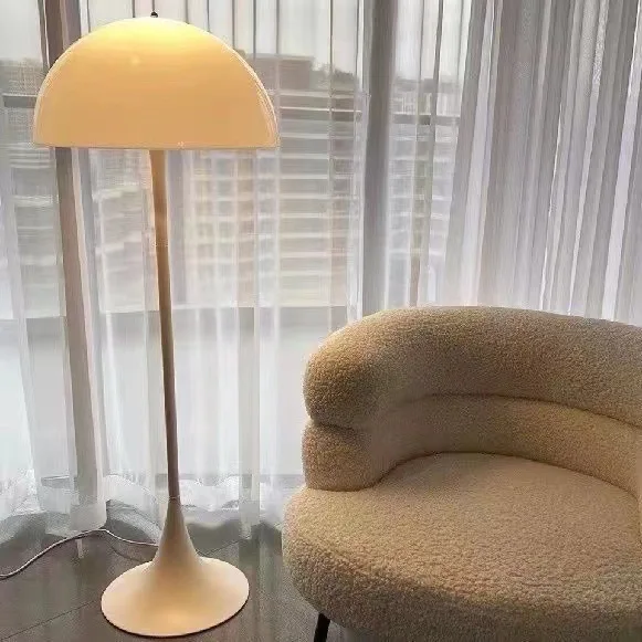 Nordic simple modern lamb velvet single sofa designer light luxury living room balcony small apartment white leisure chair