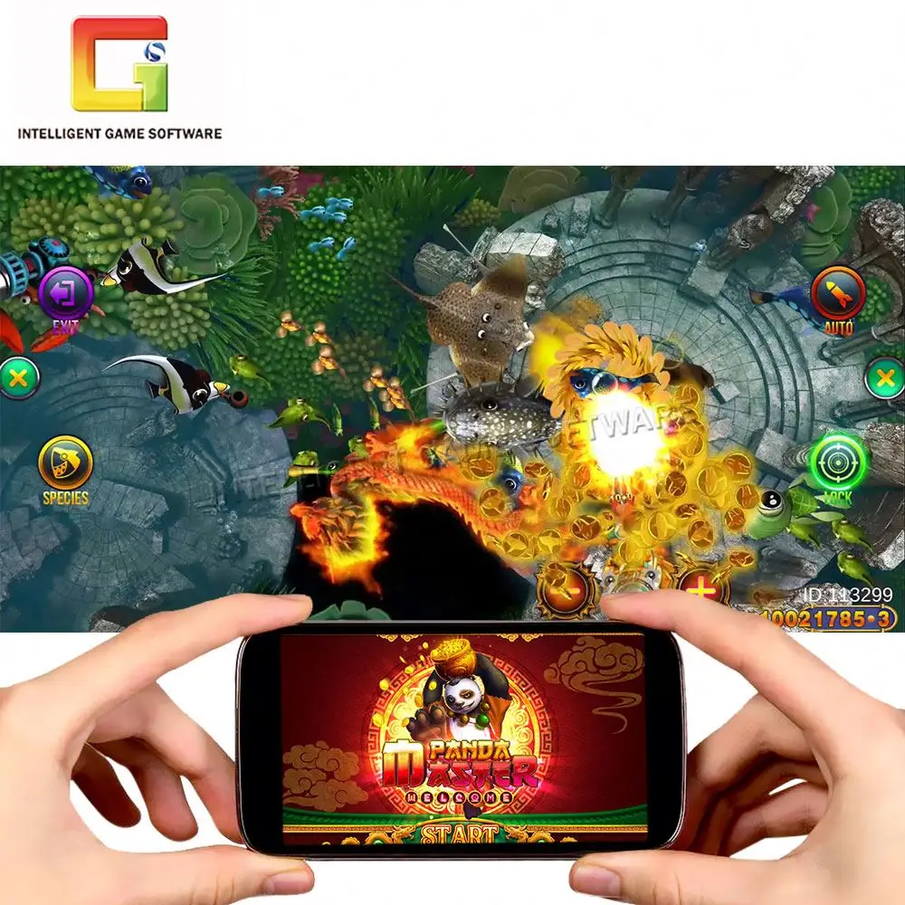 Fire Kirin Software Platform Brand New Version Panda Master Fish Game Crab King 3 Online App  Online Games