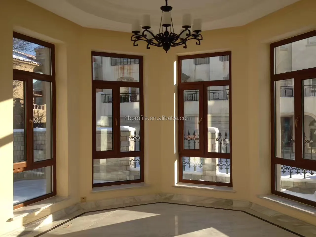 Plastic steel doors and windows