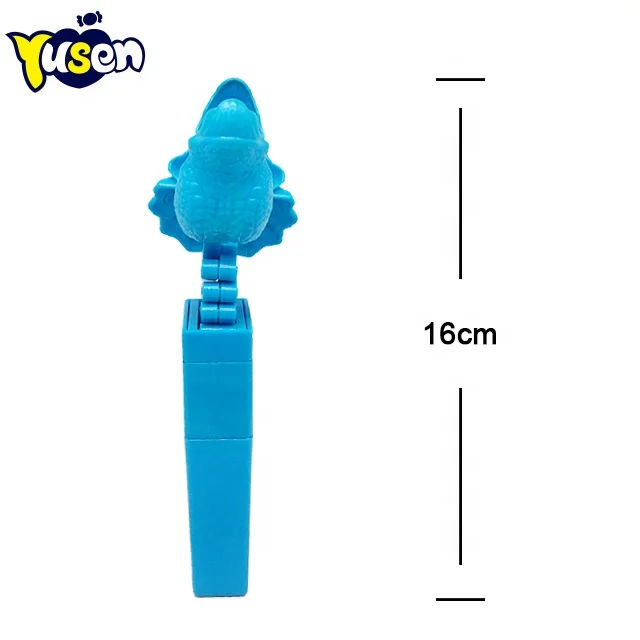 Wholesale Halal Lollipop Toys in Cartoon Shape Plastic Candy Toys from Shantou Manufacturer with Sweets and Candies