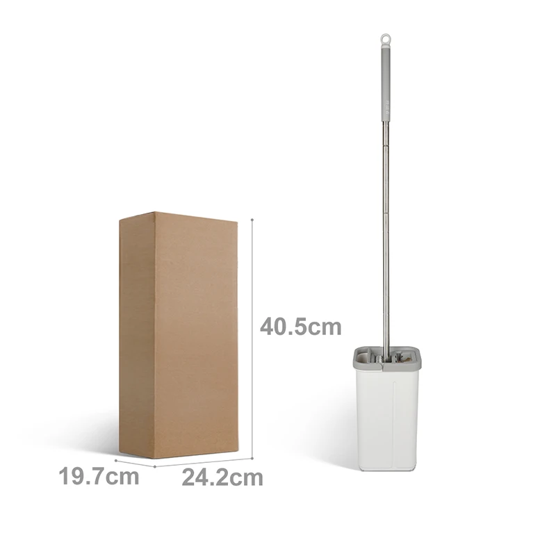 Hot sell hand free Squeeze Clean floor microfiber mop with bucket