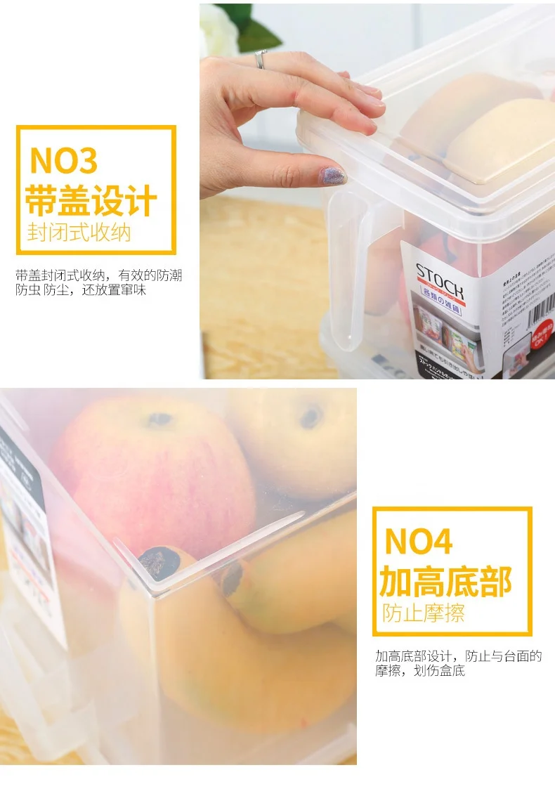 Wholesale Refrigerator Organizer Manufacture Pantry Organization Clear Food Safe Container fridge organizer