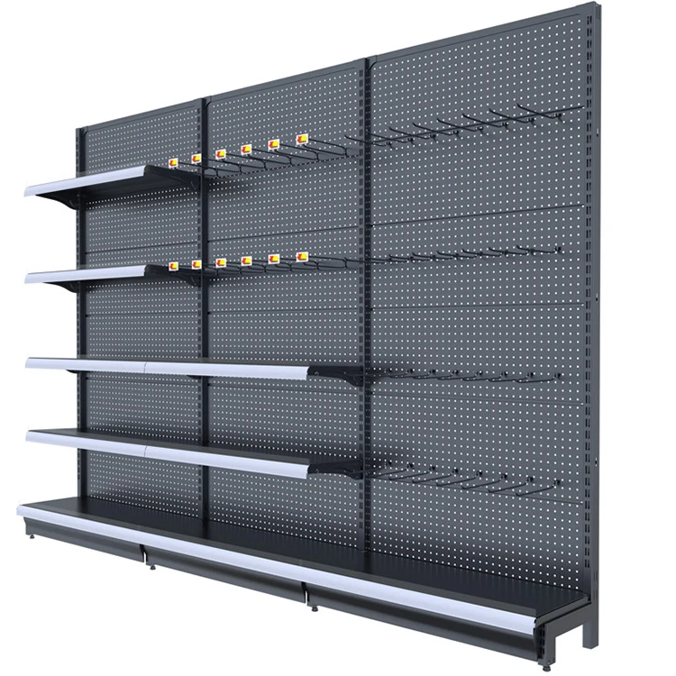 Professional Design Customized Shelves Hook Display Shelves For Retail Stores Super Market Racks
