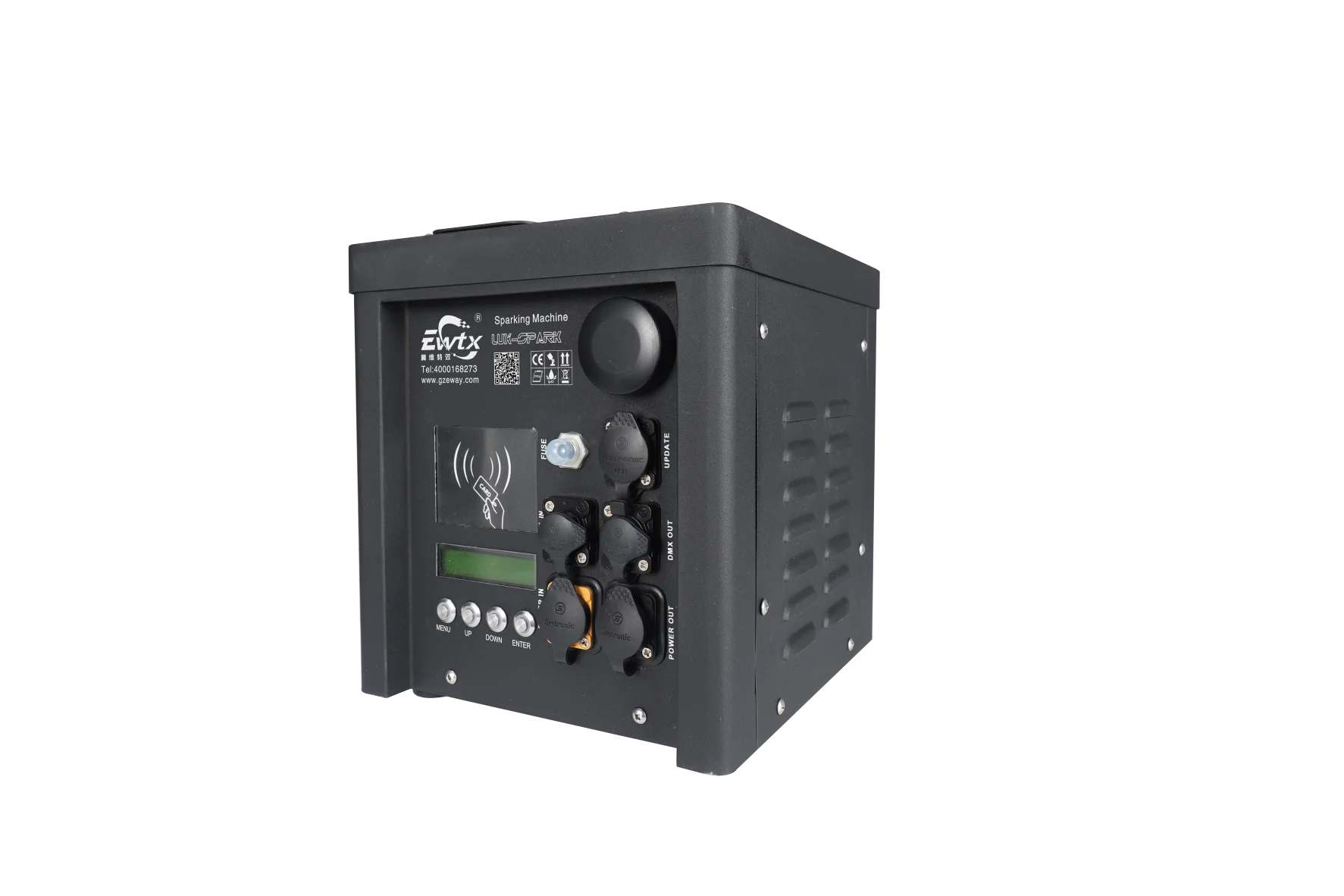 570W LUX-SPARK DMX Cold Sparking Machine Waterproof Fireworks Machine for Wedding DJ Music Lighting Audio Party Stage Effects