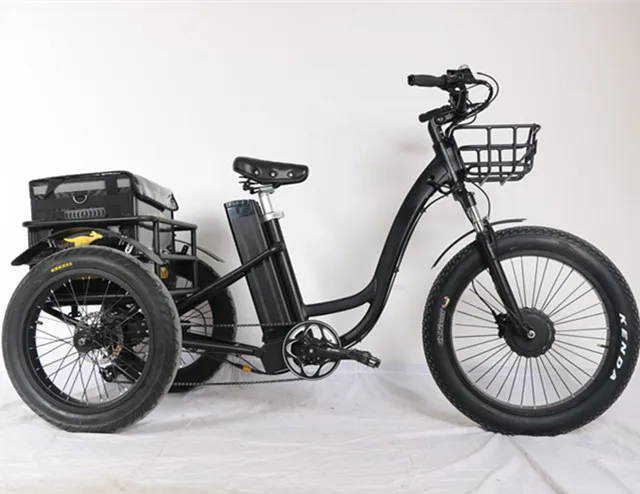 26 inch three wheel electric bicycle 2021 tianjin tricycle with basket