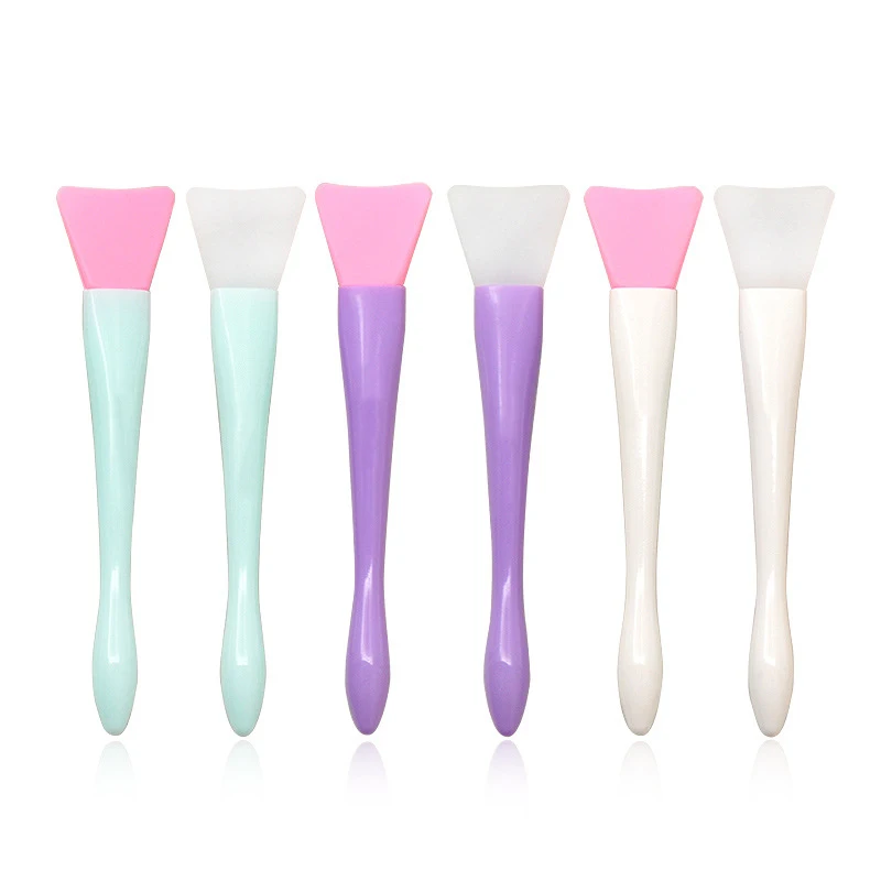 Новая силиконовая щетка для маски для лица с одной тонкой талией, щетка для мытья лица, очищения, макияжа, щетка-аппликатор, инструмент для красоты