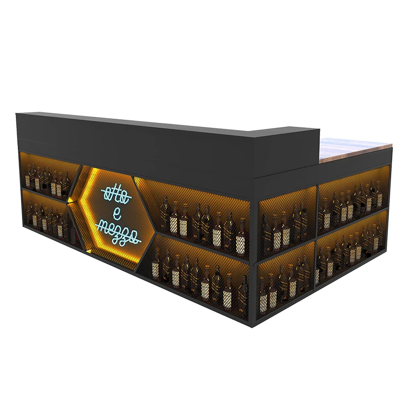 Барная стойка кассовый аппарат маленький ресторан кованая ретро промышленный стиль барбекю регистрации магазина