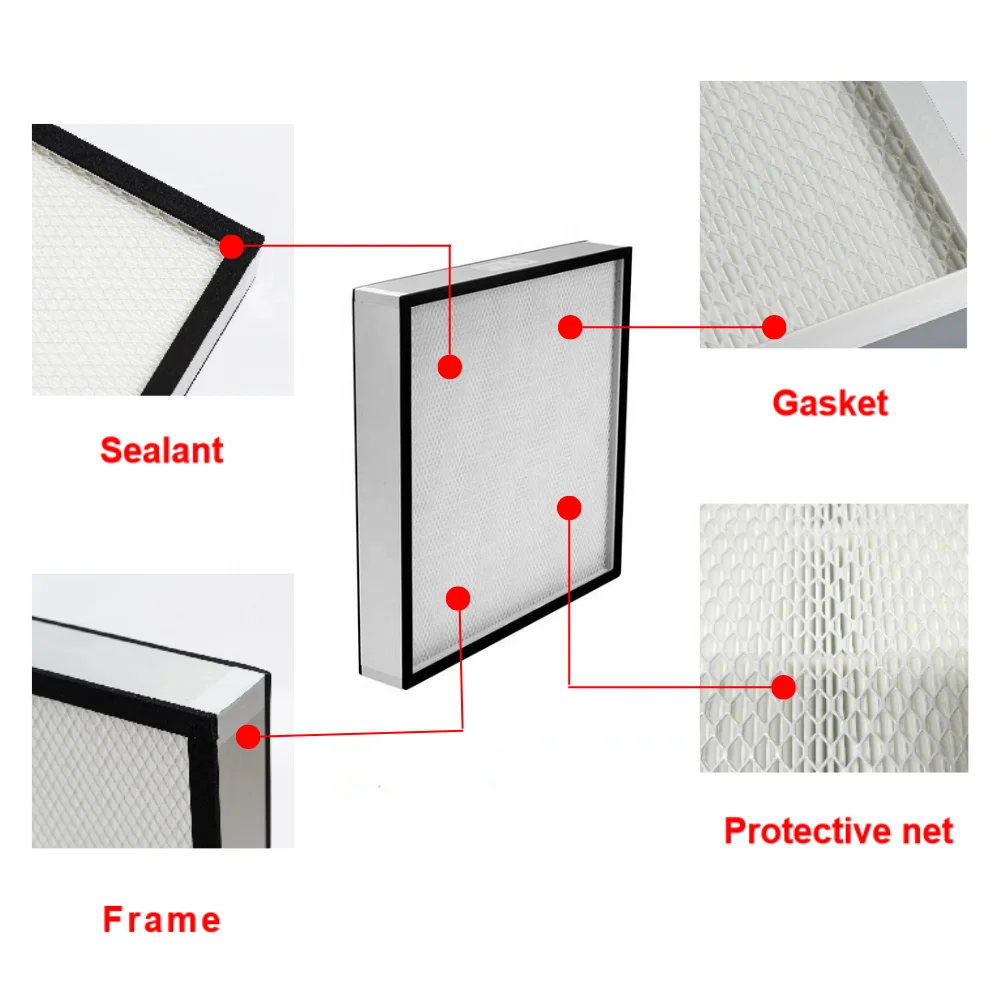 OEM HVAC Cardboard Pleat Panel Large Filtration Area Ac Air Filter 12 X12 X1 20x20x1 20x25x4 21x21x1for Furnace Ceiling filter