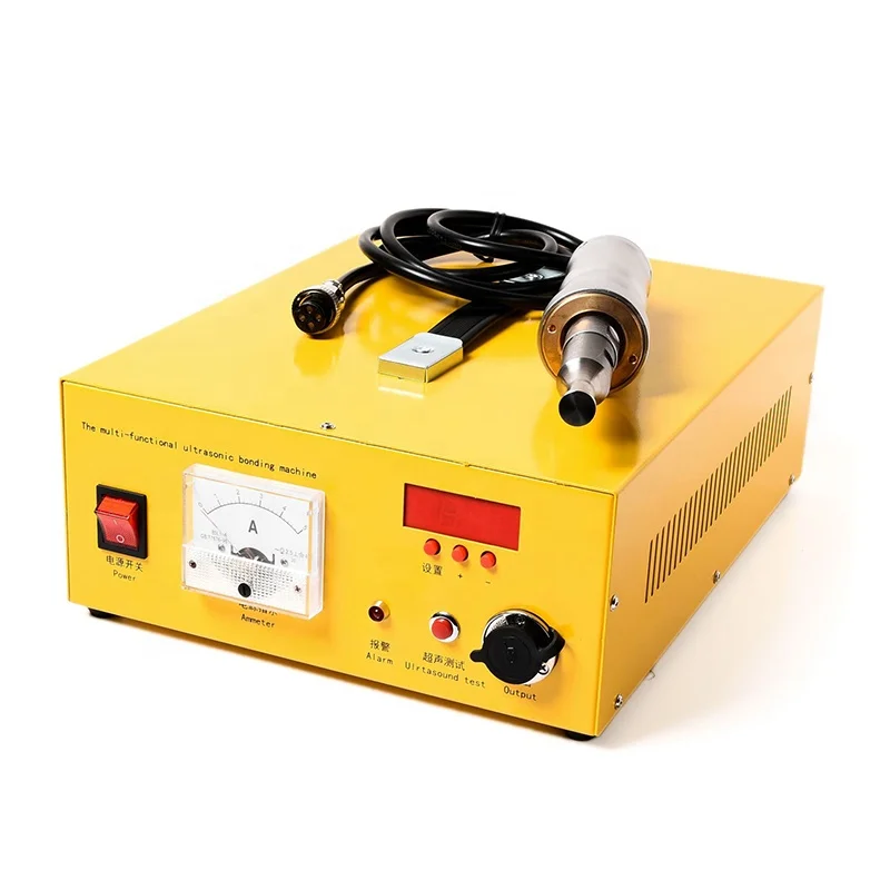 High-power Ultrasonic Sealing Machine 1200W For Fabric Coton Plastic Ultrasonic Plastic Welding Machine For Fabric Apparel Mac