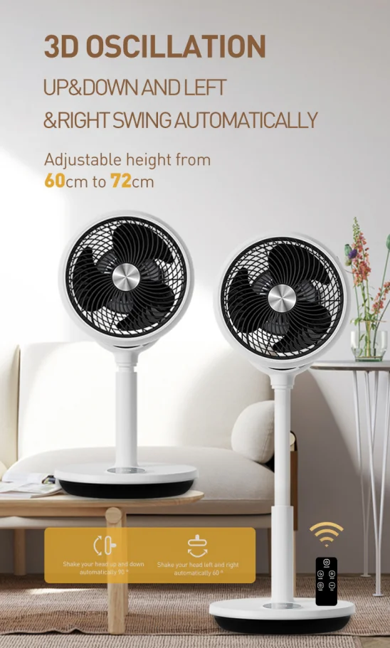 Top Selling Wholesale Tower Fan BLDC Quiet Pedestal Fan Air Ciculator With AI ECO Mode