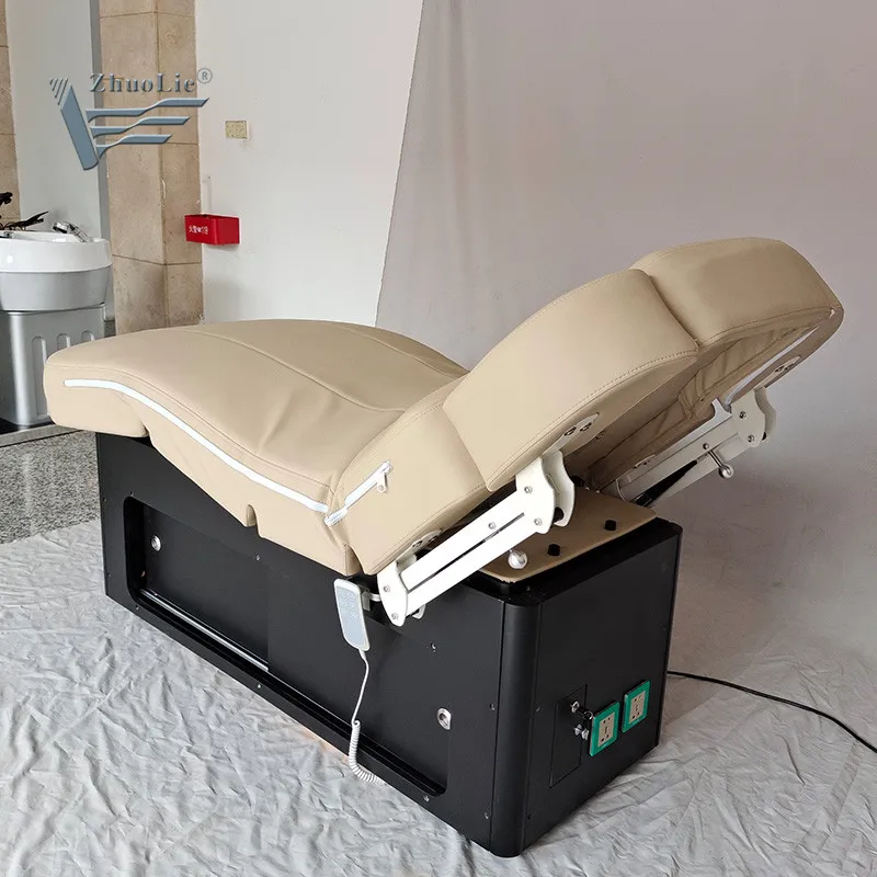Electric Spa Massage Table Facial Beauty Bed with Super Soft Air Cotton Mattress
