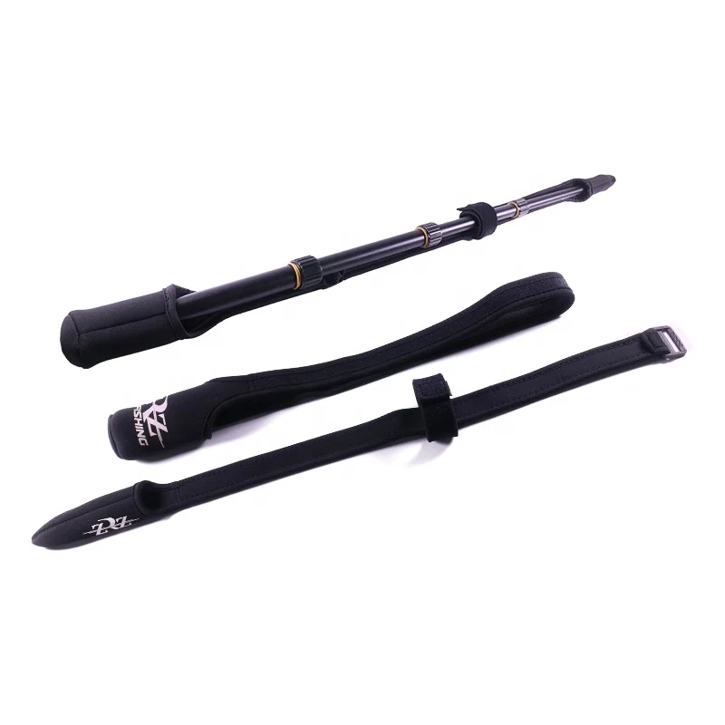 Hot Sell Neoprene Fishing Rod Fixed Strap Protective Cover Sleeve