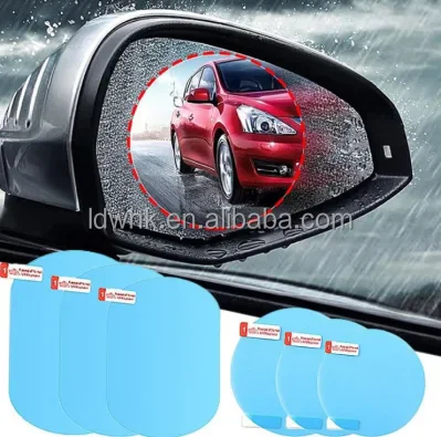 High definition and high-quality car rearview mirror rainproof film anti fog film water repellent  reverse Mirror film