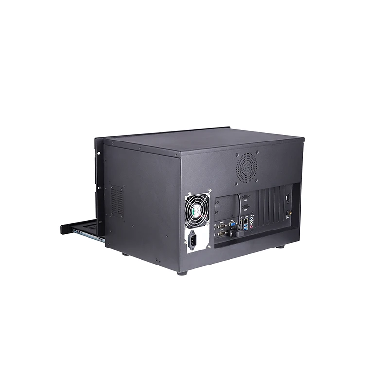 Good Expansion 12 inch all in one desktop pc broadcast control center audio and video server