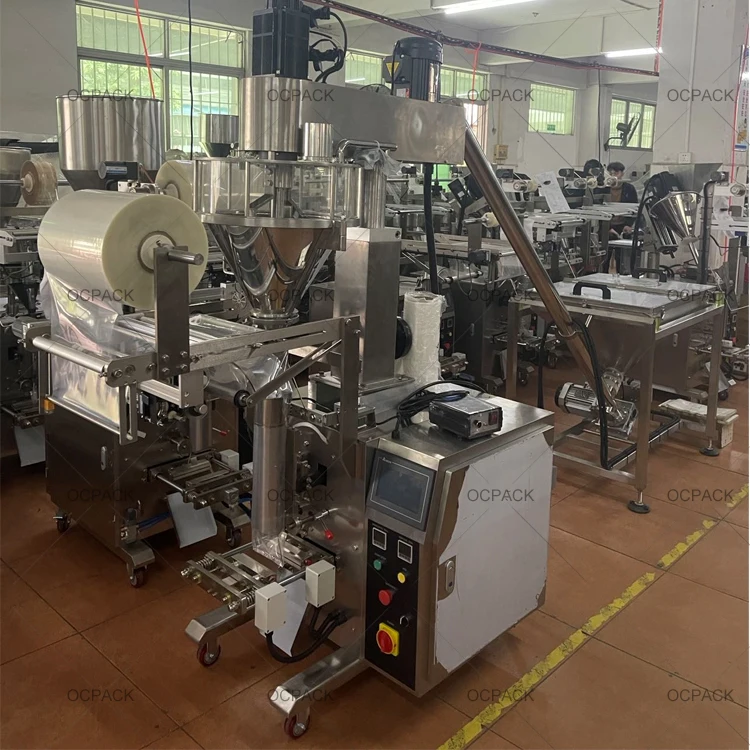 Automatic Small Sachet Auger  Packaging Machine 3 in 1 Coffee Powder Packing Machine For Small Business