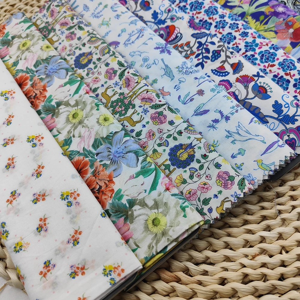 Dianan free sample 100% cotton tana lawn liberty London custom fabric printing fabric for garment