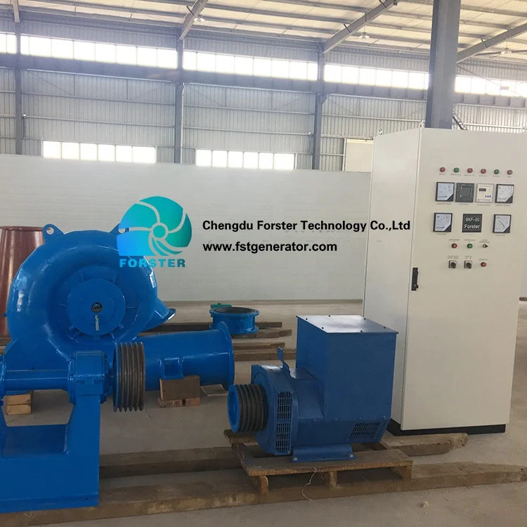 50kw 100kw Hydro Francis Turbine Generator Water Energy for Small Plant