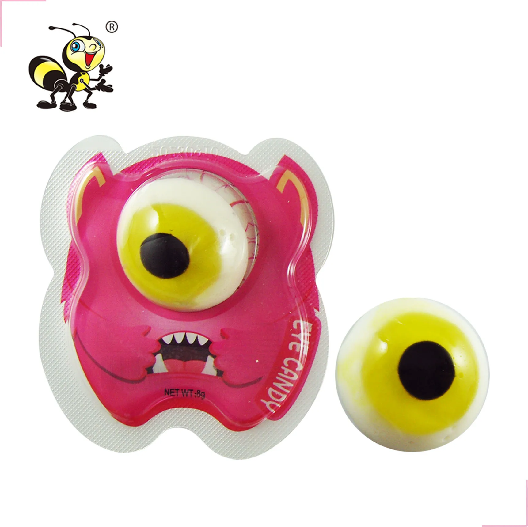 Monster Halloween Shape Chewy Candy Gummi Gummy Eye Ball Jelly