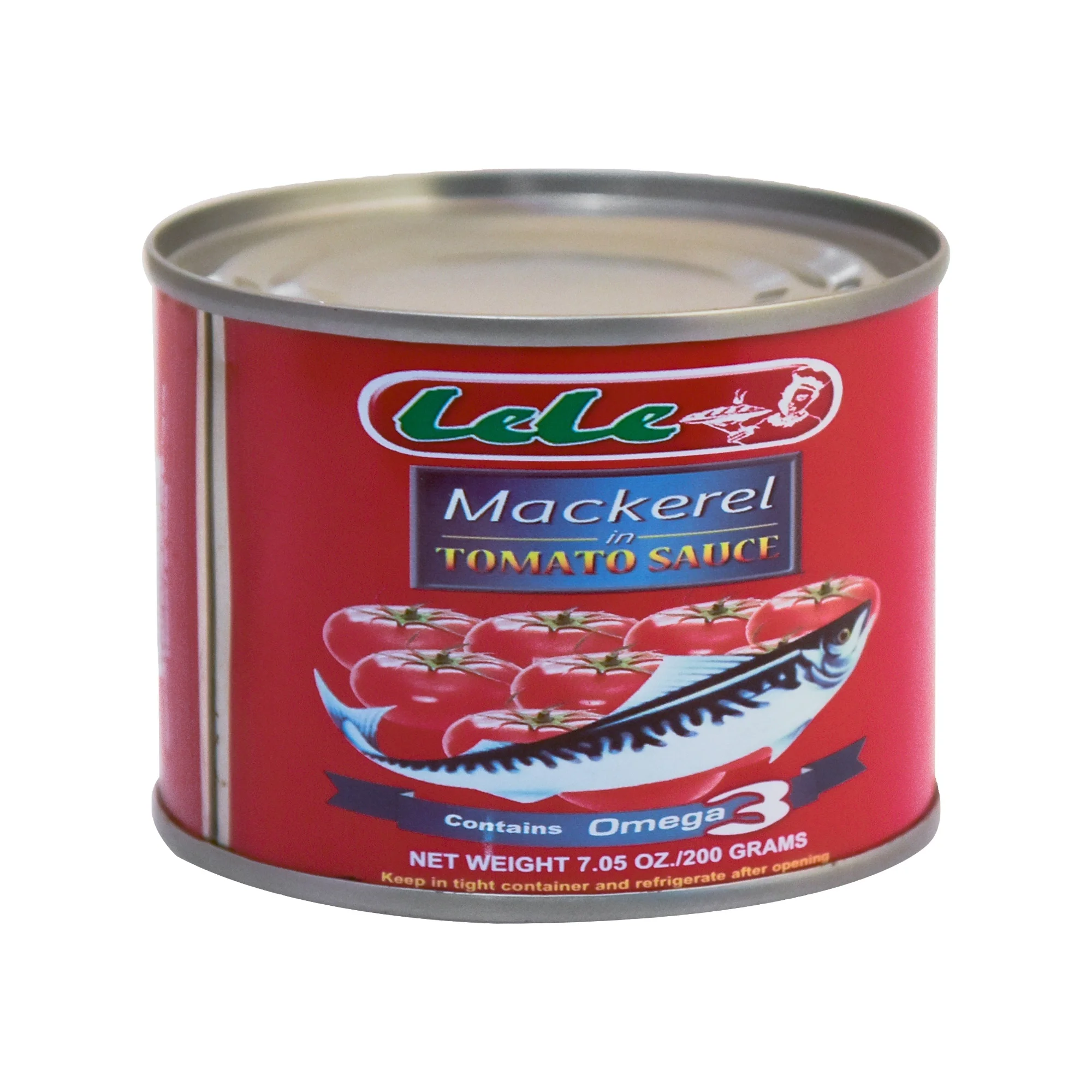 LELE brand canned  mackerel in tomato sauce