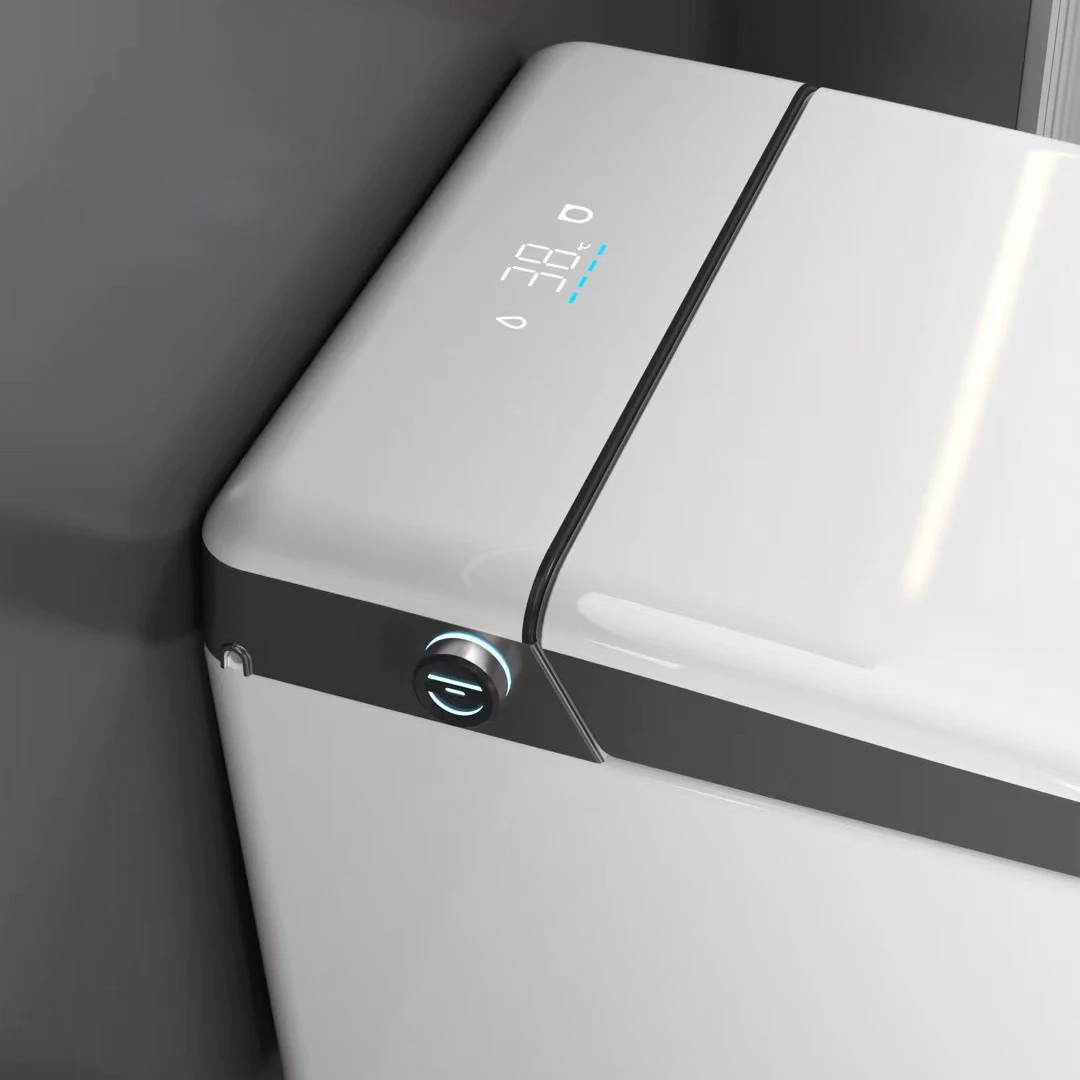 New Arrival Intelligent Wall Mounted Sanitary Ware Bathroom Automatic Hanging Water Closet Ceramic Wall Hung Smart Toilet