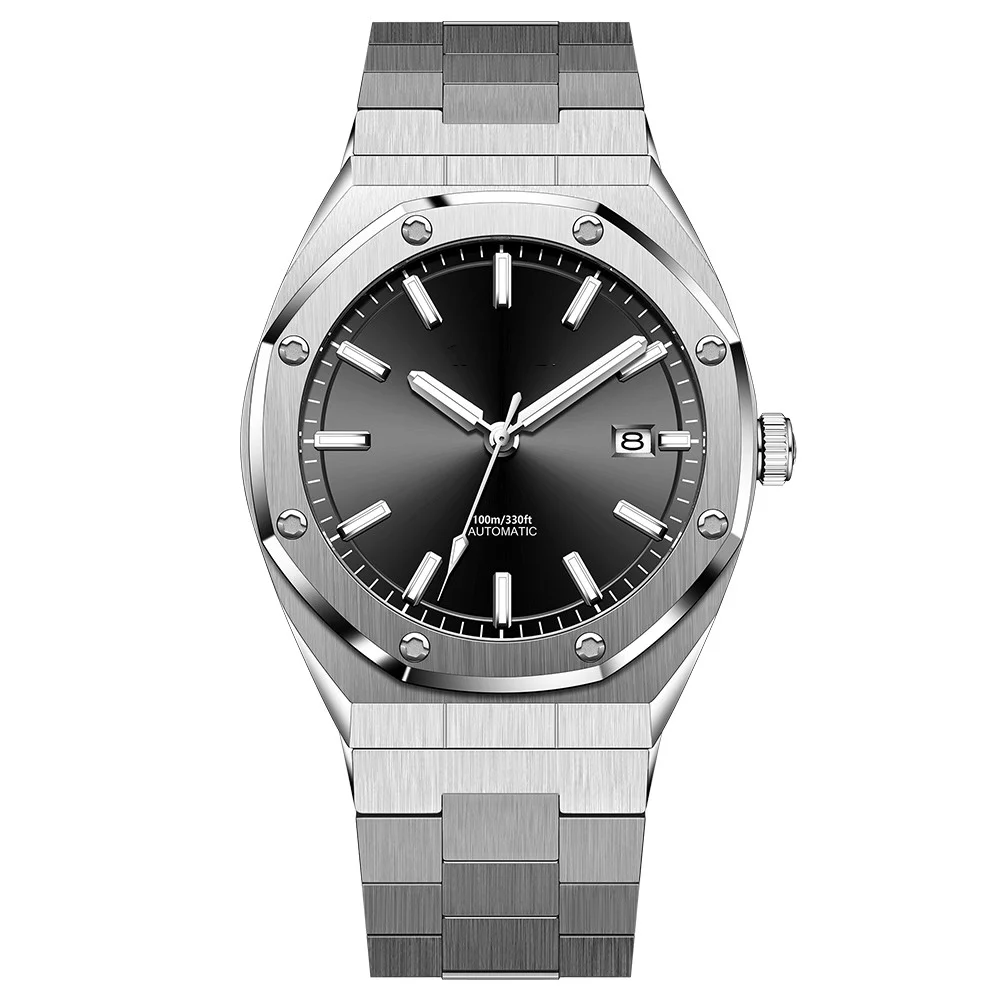 Mens Watch Japan Luxury Automatic Watches Men 10ATM Waterproof Custom Top Quality Waterproof Luminous Mechanical Watch