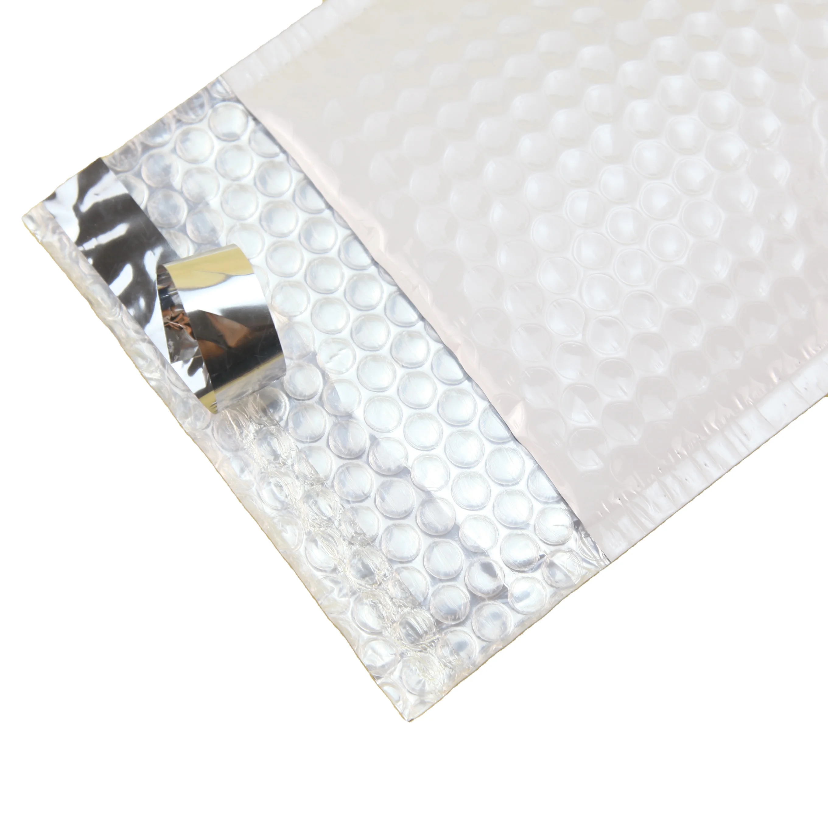 OEM Metallic Bubble Mailer Wholesale Logistics Packaging Waterproof Padded Envelope Shipping Maling bags Self Adhesive Envelopes