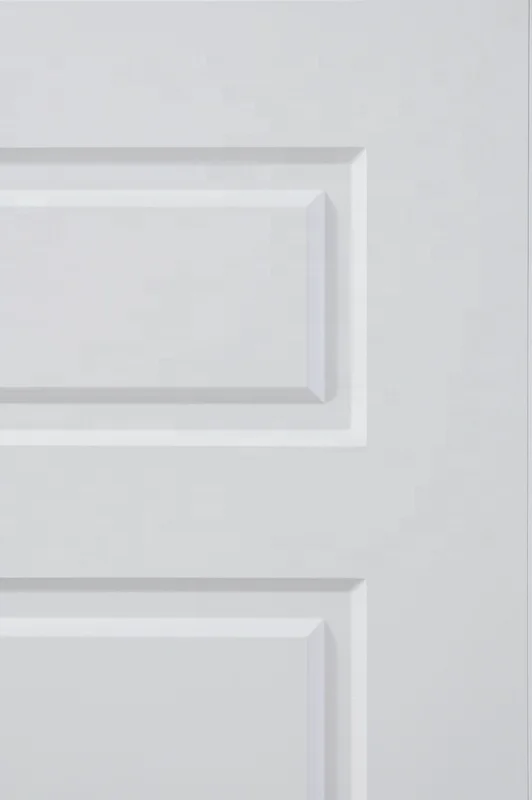 Cheap bedroom latest Design Interior white PVC film coated MDF hollow core Wooden Doors for rooms