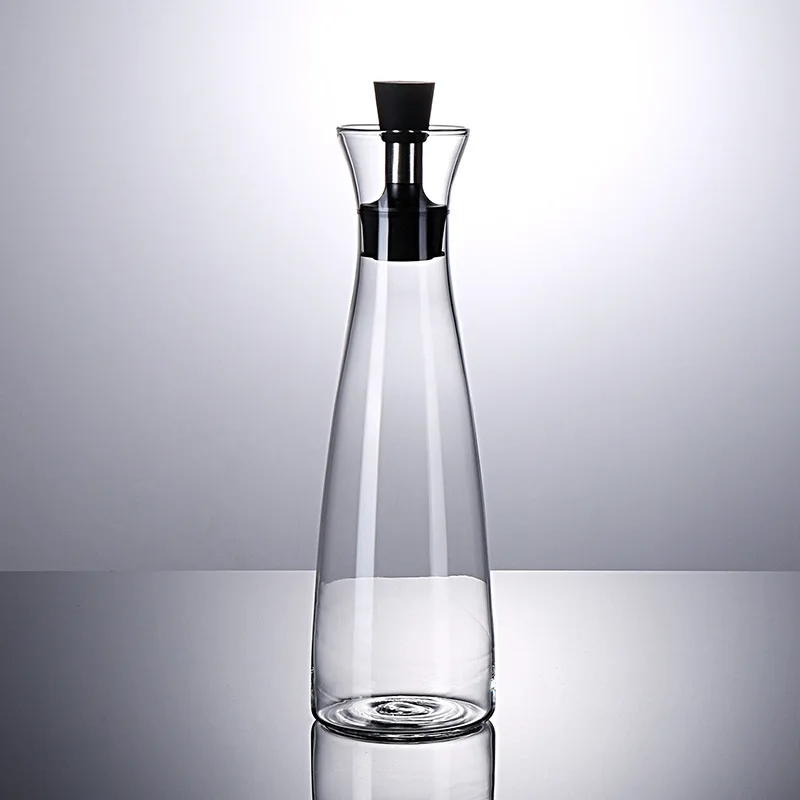 600ml Borosilicate Glass Oil Bottle Kitchen Oil Pot With Food Grade Silicone Lid