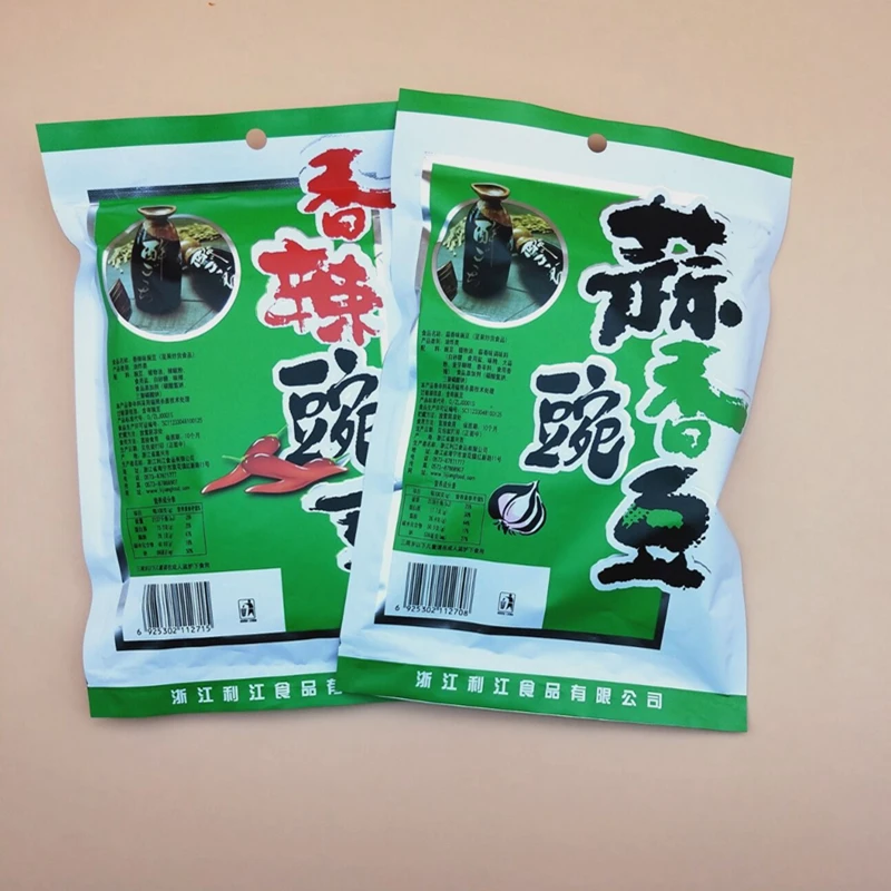 Zhejiang Xiangduoduo bowl beans, garlic fragrant green beans have a unique taste, including independent sachet packaging 80g