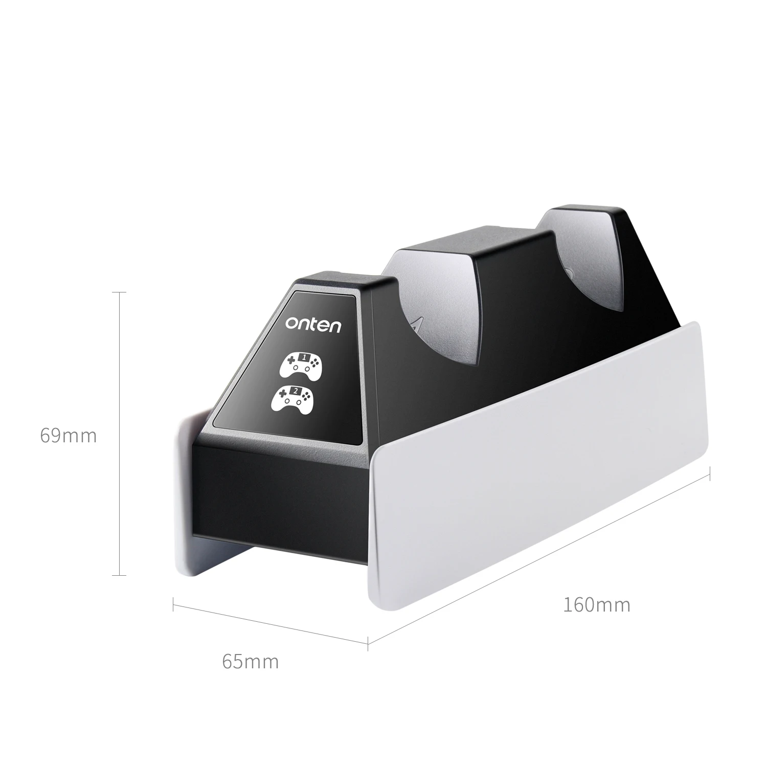 Onten PS5 DualSense Fast Charging Stand Dock Dual Controller Charger Set With Type-C