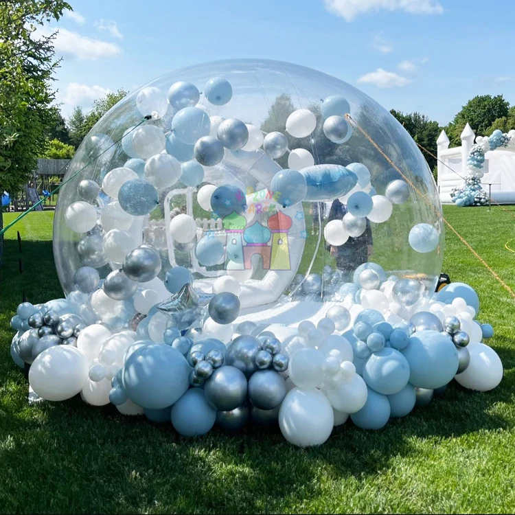 Wholesale commercial grade kids party inflatable transparent dome tent blow up bubble balloon house