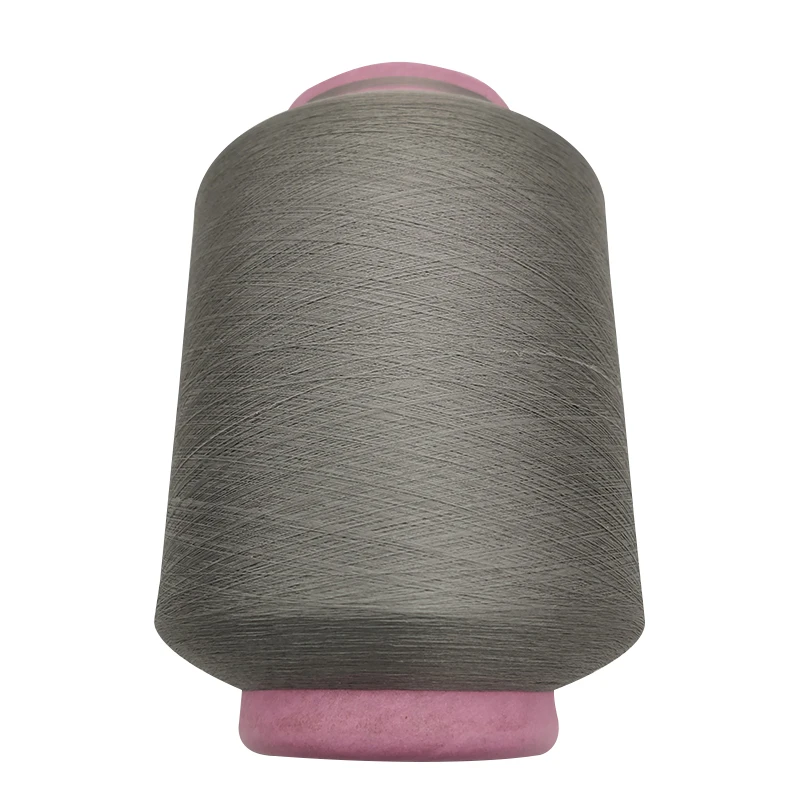 40S/1 functional in-situ polymerized graphene yarn modified N6 acrylic 30% viscose 40% graphene 30%  black blend yarn for socks