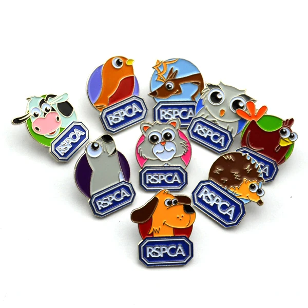 Supplier Wholesale popular anime cartoon lapel hat pin custom hard soft enamel metal pins