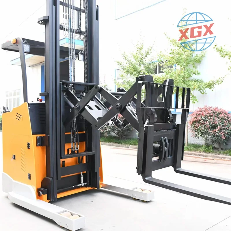 High Quality Electric Reach Truck 1.5 ton Double Scissors Reach Forklift In Stock