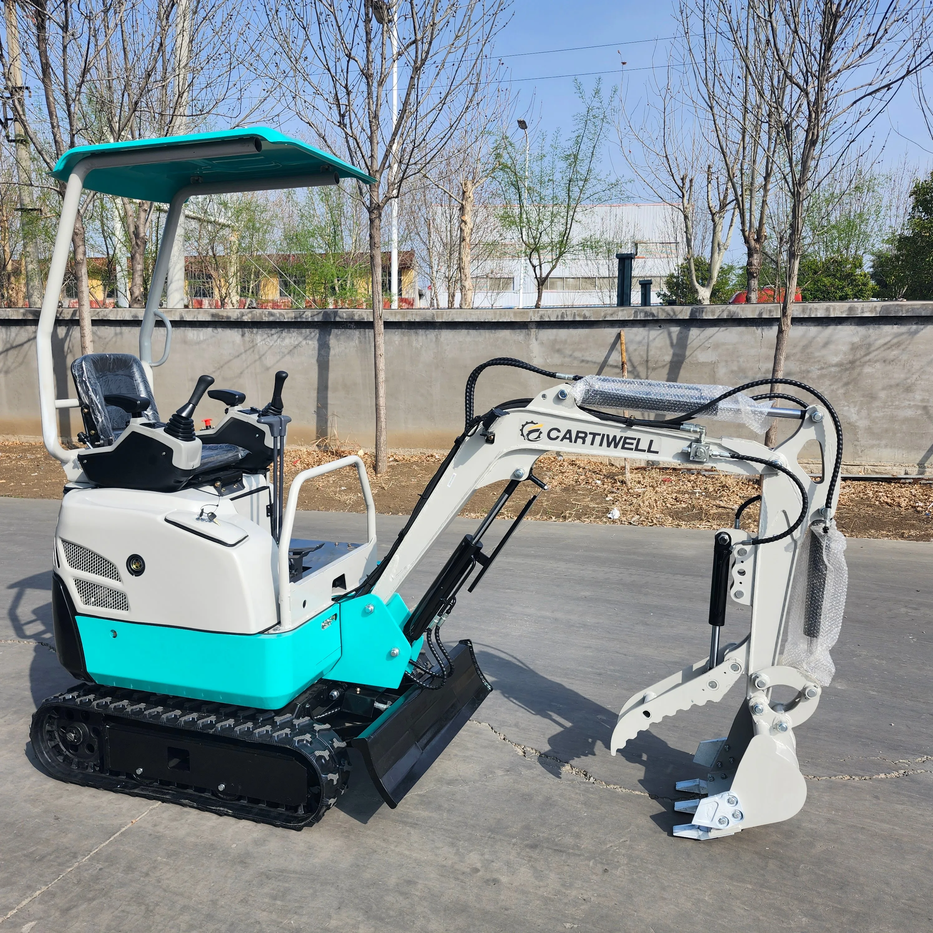 FREE SHIPPING! 3.5 t Mini Excavator Excavator Cabin Mini Pelle Kubota Engine Hydraulic Thumb Farm Used EPA EURO 5 Kubota Engine