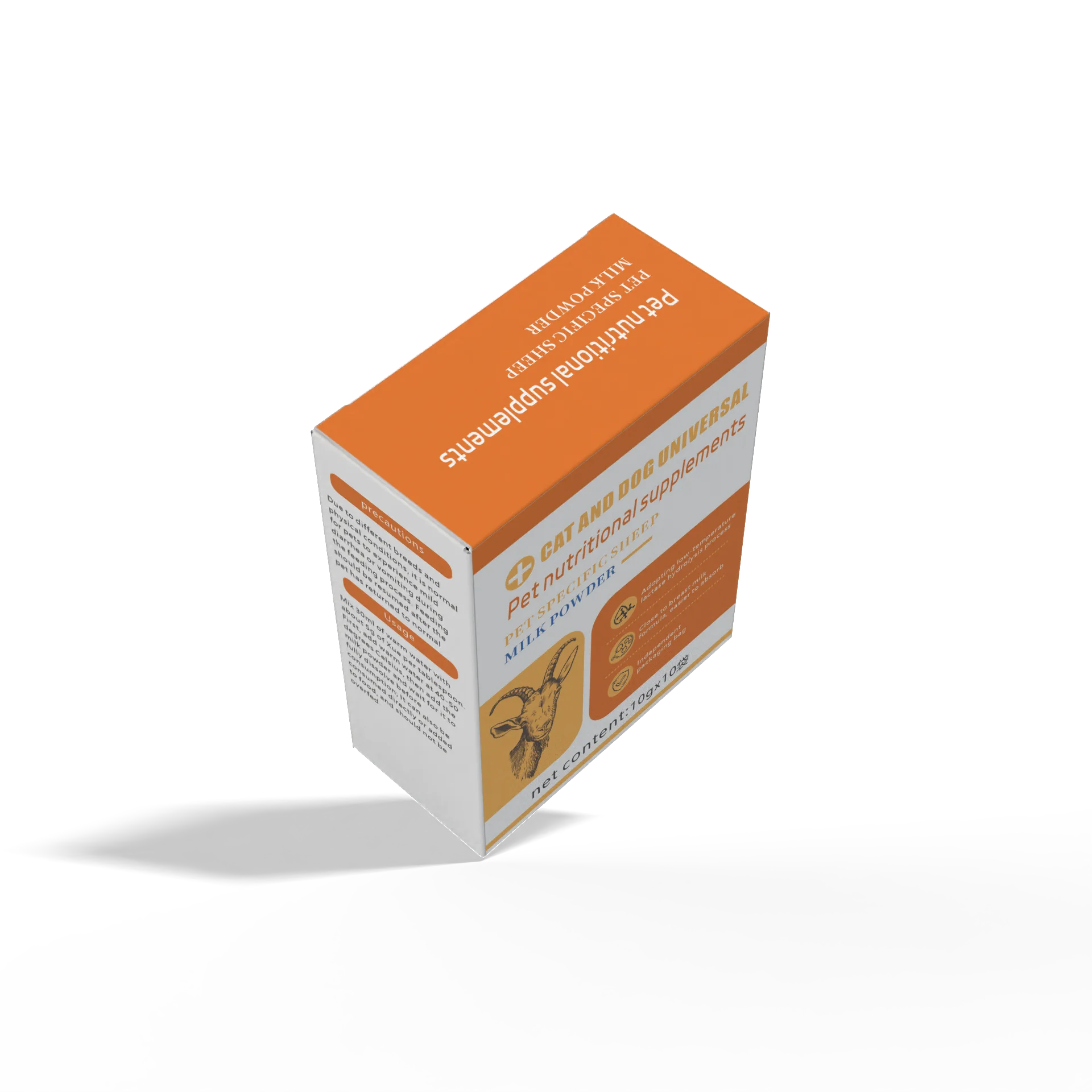 Enriched Goats Milk Powder for Puppies and Kittens Pet Health Care Supplement with Calcium&DHA&mineral