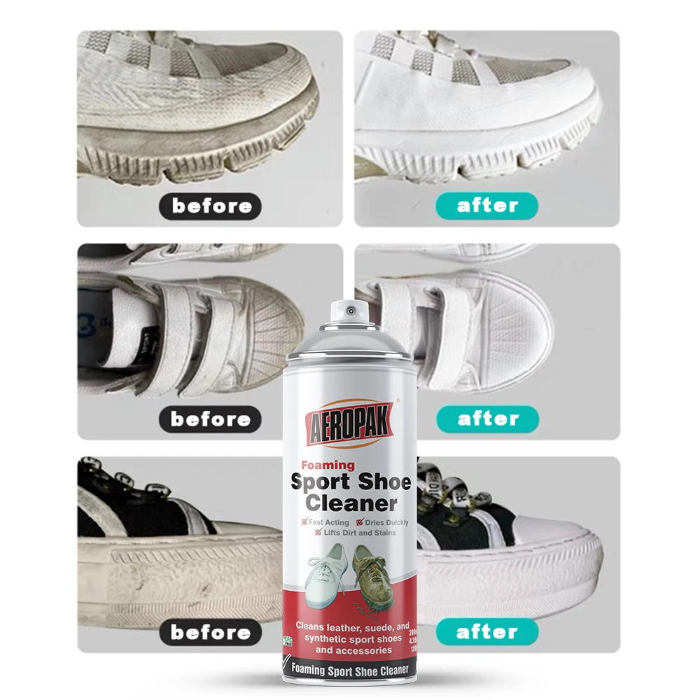 200ml Aerosol Decontamination Whitening Care Cleaning Yellow Shoe Agent Shoe Edge White Shoes Whitening Cleaner Spray