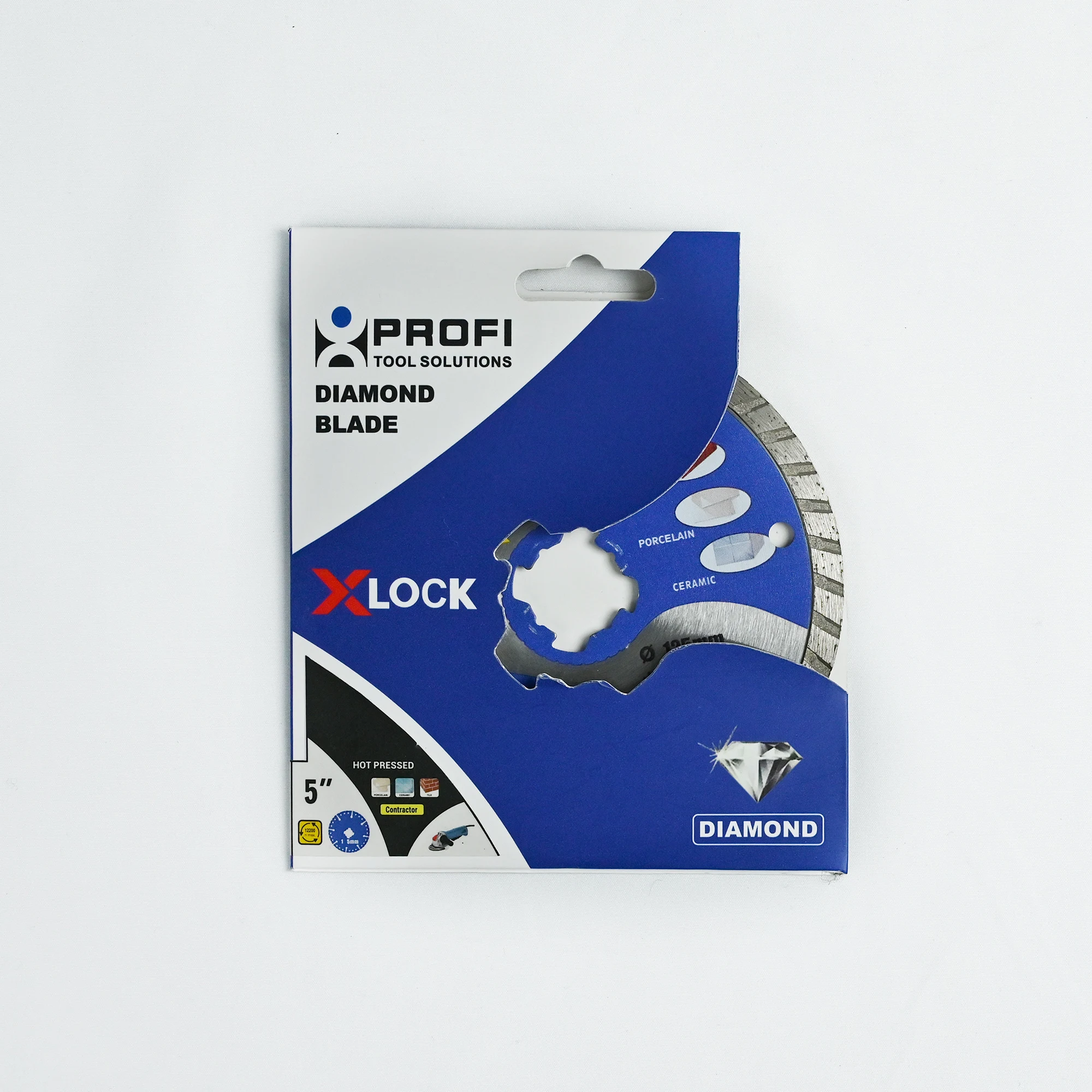 5 дюймов X-LOCK Премиум турбо алмазной пилой для каменной кладки плитка резки стекла